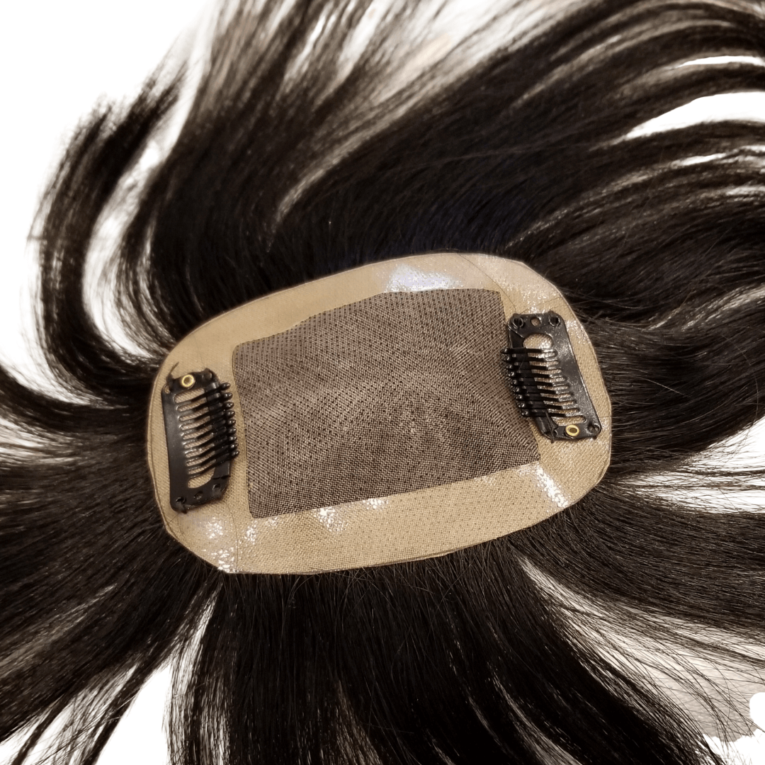 Small Human Hair Topper Monotop,,Perruques RL Moda Wigs Inc..