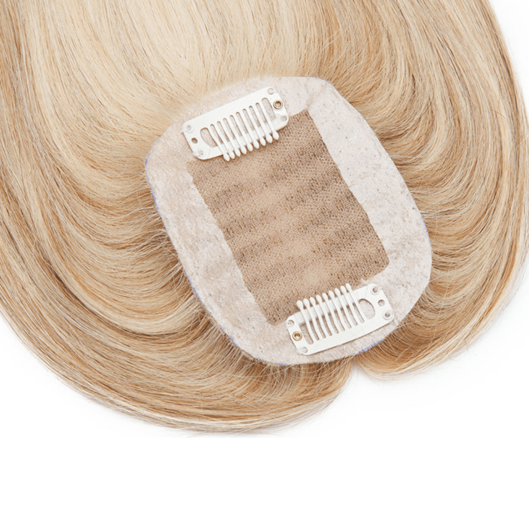 Small Human Hair Toppers in Shades of Blonde,,Perruques RL Moda Wigs Inc..